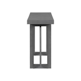 U_STYLE Contemporary Console Table with Wood Top, Extra Long Entryway Table for Entryway, Hallway, N711P230809G