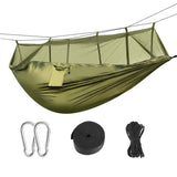 ZNTS Camping Hammock, Portable Double Hammock with Net,600lbs Load 2 Persons Hammock w/Mosquito Net 23289829