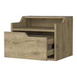 Florence Floating Nightstand with Drawer and Dual-Shelf Display B128P148915