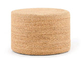 Handmade Woven Foot Stool Natural Water Hyacinth Ottoman for Home Decor & Seating 73348920