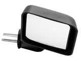 Manual Mirrors Black Left Right Side Pair For 2007-2017 Jeep Wrangler 28928984