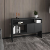 Bellagio 48.7" Wide 2-Tier Narrow Bellagio Console Table with Double-Door Cabinet B200P235872