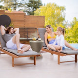 ZNTS Outdoor Cooler Table, Height-Adjustable Outdoor Cool Bar w/ 8 Gallon Beer and Wine Cooler, 90343573