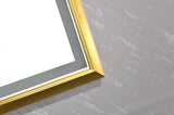 84in. W x 48in. H Oversized Rectangular Black Framed LED Mirror Anti-Fog Dimmable Wall Mount W1272112589