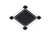 Asbury Mirrored & Chrome Finish Accent Mirror B2726P448749