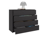Bristol 4-Drawer Dresser, Wenge B128P485417