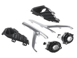 Bumper Fog Light Lamp w/Bezel Frame Cover &Chrome Trim Set fit for GMC Terrain 18-21 87161457