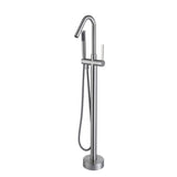 ZNTS Freestanding Bathtub Faucet with Hand Shower W1533124985