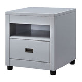 Dove Grey Storage End Table B062P189192
