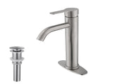 Bathroom Sink Single Handle Faucet with Pop-Up Drain 02535846