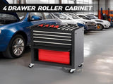 4-Drawer Rolling Tool Chest, Cabinet with 4 Wheels Tool Chest with Drawers, Suitable for Garages, W2660P217926