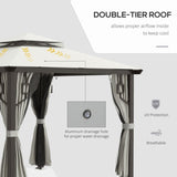 13ft x 13ft Patio Gazebo-Gray-AS 89618501