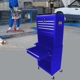 High Capacity Rolling Tool Chest with Wheels and Drawers, 6-Drawer Tool Storage Cabinet--BLUE 58027396