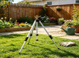 Brass Head Impact Sprinkler on Tripod Base, Heavy Duty 360 Degree Large Area Coverage, Adjustable 11160254