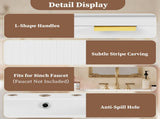 30" Wall Mounted Bathroom Cabinet with Ceramic Basin Sink, Bathroom Cabinet with Soft-Closing Door N710P324096K