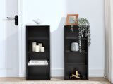 8-Tier Media Tower Rack, CD DVD Slim Storage Cabinet with Adjustable Shelves, Tall Narrow Bookcase W487P318935