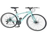 Shimano 7 Speed Hybrid Bike Aluminum Alloy Frame Double Disc Brakes 700C Road Bike For men women's W1019P264747