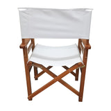 ZNTS Folding Chair Wooden Director Chair Canvas Folding Chair Folding Chair 2pcs/set populus + Canvas 58902326