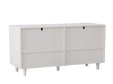 43.31"6-Drawers Rattan Storage Cabinet Rattan Drawer,for Bedroom,Living Room,White 94765252