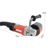 110V Burnishing Polishing Machine Polisher Handheld Sander with 2 Polishing Wheels 55554724