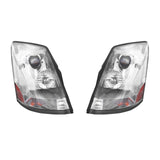 Headlight Assembly Compatible with 2004-2018 Volvo VNL VNM 2004-2015 Volvo VN Halogen,lamps W1155P270098