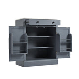 TOPMAX Modern Freestanding Kitchen Pantry,Buffet Food Storage, Coffee Bar N717P221574E