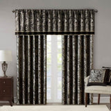 Jacquard Curtain Panel Pair B03598267
