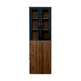 70.87" H Display Storage Cabinet , 4 Tier multi-functional pull-out multi-tier storage shelf & 2 W331P295246