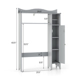 Gray bathroom cabinet, bathroom storage rack 77052113