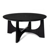 36" Round Coffee Table, Wooden Coffee Tables for Living Room Reception Room W1801110322
