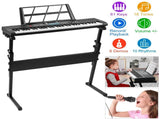 61 Key Kids Piano Toy with Adjustable Stand & Microphone - Multifunctional Electronic Keyboard with 87964547