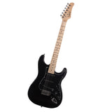 ZNTS GST Stylish Electric Guitar Kit with Black Pickguard Black 55121825