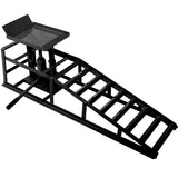 ZNTS Auto Car Truck Service Rampss, Garage Car Hydraulic Ramps Black 5 Ton,Automotive Hydraulic W46563680