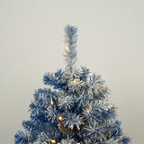 Pre-lit Xmas Tree Artificial Christmas 4-Piece Set,Garland, Wreath and Set of 2 Entrance Trees X-mas PX307761AAC