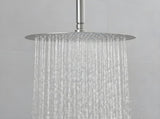 10" Brushed Nickel Bathroom Luxury shower head,High Pressure Rain Shower Head, Ultra-Thin Showerhead 58706034