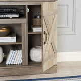 American retro TV Stand Farmhouse Classic Media TV Stand Antique Entertainment for TV up to 50" with W2275P210013