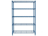 5-layer adjustable shelf Display Rack Iron household shelf with adjustable feet 29.13*13.39*59.06in 90600393