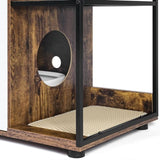 ZNTS Litter Box Enclosure for 2 Cats.Cat Litter Box Furniture,Enclosed Cat Litter Boxes,Cat Furniture W1687P170692