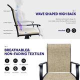 Swivel Dining Chairs Set of 2, Outdoor Swivel Breathable Textilene Patio Chairs Lawn Chairs for 88601617
