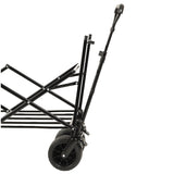 480Lbs Collapsible Wagon with Canopy,Wagon Stroller with 7" All-Terrain Wheels, Lightweight Foldable 28469453