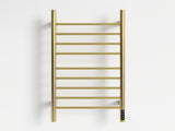 Brushed Gold Heated Rack for Bathroom,Wall Mounted with Intelligent Touch Screen Timer, 9-Bar 82580761