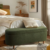 Boucle Flip Top Storage Bench B035P262676