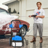 2300 PSI 1.8 GPM electric high-pressure cleaning machine with wheels 92414295