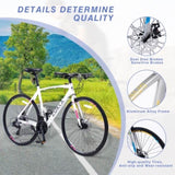24 Speed Hybrid bike Disc Brake 700C Road Bike For men women's City Bicycle 73107088