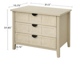 3 Drawer Cabinet, American Furniture,Suitable for Bedroom, Living room, Study W688P225267