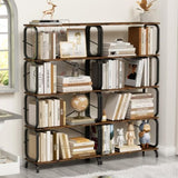 ZNTS 5 Tier Large Book Shelf, Bookcase Home Office Open Bookshelf,Shelves for Living Room, Office 96532016