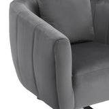 360&deg Swivel Accent Chair, Modern Velvet Fabric Living Room Armchair, Comfy Wide Upholstered with 42158642