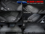 All-Weather TPE Mats for Tesla Model Y 2021-2022 - Waterproof, Anti-Slip, Full Coverage Car W2801P282467