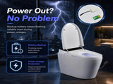 Smart Toilet With Bidet Built In Tank, One-piece Bidet Toilet Seat, Auto Flush, Auto W3598P573064
