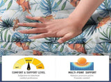 Outdoor Bench Cushion, 63 20 4 Inch, Tufted Waterproof Swing Cushion with Ties, for Patio Bench 02763939